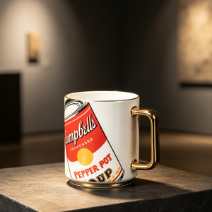 Taza <span class=keywords><strong>de</strong></span> Porcelana <span class=keywords><strong>de</strong></span> la Serie 'Lata <span class=keywords><strong>de</strong></span> Sopa' <span class=keywords><strong>de</strong></span> Arte Pop Nórdico Premium - Gran Capacidad, Diseño Retro Vibrante, Embalaje en Caja <span class=keywords><strong>de</strong></span> Regalo, Apta para Lavavajillas - Product Image 1