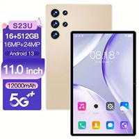 Tablet PC Android OEM S23U 10.1 Inci Dual SIM 12GB+512GB Layar Sentuh Kamera Baru 12GB MTK Ramah Anak Edukasi Bisnis