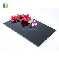 Panneau composite en aluminium Revêtement mural extérieur miroir noir Acp Acm Sheet