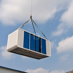 Mini Maison Conteneur Design Moderne Cabine Pomme Préfabriquée pour Bureau Personnel Acier Imperméable pour Villas Resorts Hôtels <span class=keywords><strong>Séjours</strong></span> à domicile - Product Image 4