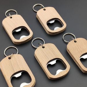 Bán Buôn Số Lượng Lớn Biểu Tượng Tùy Chỉnh Bằng Gỗ Keychain Mở Chai Phong Cách Hiện Đại Trống Gỗ Móc Chìa Khóa Cho Món Quà Làm Bằng Tre - Product Image 2