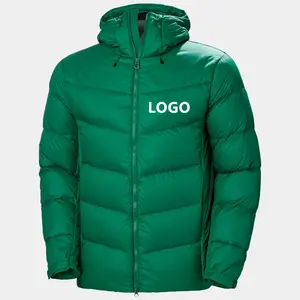 Sweatshirt Windproof Solid Color Down Full Zipper Warm Daily Style Lightweight Customizable Color Down Jacket