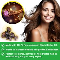 OEM/ODM minyak esensial alami Label pribadi 60ml minyak jarak hitam untuk pertumbuhan rambut dan Perawatan Kulit Wajah produk minyak jarak