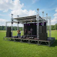 Estructura de Aluminio Modular Resistente a Impactos, Personalizable en Longitud y Altura, para Escenarios de Eventos Deportivos al Aire Libre, OEM ODM