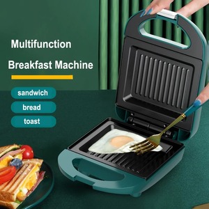 Macchina per Sandwich elettrica portatile doppio lato riscaldamento per uso domestico padella multifunzione macchina per la colazione Toast <span class=keywords><strong>tostapane</strong></span> - Product Image 2