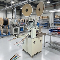 Machine à sertir automatique à double tête JCW-CST02B pour terminaux de câbles, dénudeur et sertisseur de câbles pour équipement de fabrication de câbles
