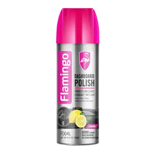 Flamingo Car Care Interior Wash Foam 450 ML detergente per la cura dell'auto al limone di alta qualità