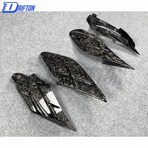 Paneles de entrada de aire lateral estilo CPT para rejillas de ventilación de fibra de carbono seco forjado Ferrari 488 GTB - Product Image 4
