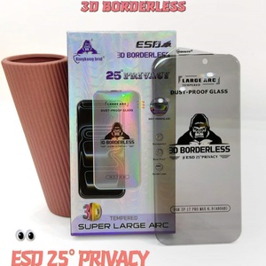 Protector de Pantalla de Vidrio Templado Antiespía 3D sin Bordes, Antiestático, Privacidad <span class=keywords><strong>King</strong></span> <span class=keywords><strong>Kong</strong></span>, para iPhone 18 <span class=keywords><strong>Pro</strong></span> Max, 17 Air, 16, 15, 13 - Product Image 2