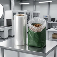Rouleau de film PE de qualité alimentaire pour l'emballage des aliments pour animaux de compagnie, film plastique résistant à l'humidité pour les sachets de friandises pour chiens et chats, doublure intérieure