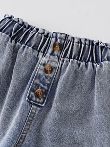 Set Estivo 2026 per Bambini: <span class=keywords><strong>Giacca</strong></span> Blu in Denim Traspirante a Maniche Lunghe, <span class=keywords><strong>Camicia</strong></span> e Pantaloni in Jeans, Tre Pezzi - Product Image 4