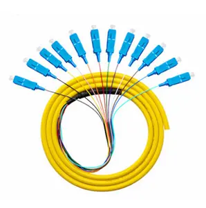 Chaude achat direct Chine dernière technologie 100% testé adapté aux besoins du client d'intérieur LSZH FC/UPC-ST/UPC SM SX 2.0mm jaune fibre optique patchcord