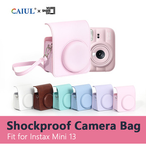 กระเป๋ากล้องหนังราคาถูกขายส่งรุ่นใหม่ปี 2026 สำหรับอุปกรณ์เสริม <span class=keywords><strong>Instax</strong></span> Mini 13  กระเป๋ากล้อง <span class=keywords><strong>Instax</strong></span>  กระเป๋าสะพายข้างสำหรับกล้อง <span class=keywords><strong>Instax</strong></span> - Product Image 1