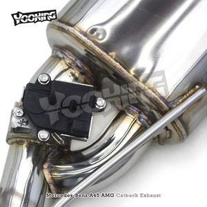 Échappement Catback en acier inoxydable ODM pour mercedes-benz A45 AMG 2.0T 2014-2023 <span class=keywords><strong>moufle</strong></span> de soupape d'usine - Product Image 4