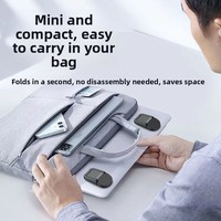 Support invisible portable en alliage d'aluminium pour tablette, dissipation thermique, pliable, réglable en hauteur, universel pour ordinateur portable Macbook