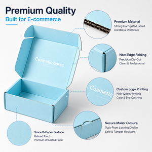 Cajas de Envío de Cartón Corrugado Plegables, Resistentes, Reutilizables y Ecológicas con Logotipo de Marca Personalizado, Venta al Por Mayor de Fábrica, MOQ Bajo - Product Image 4
