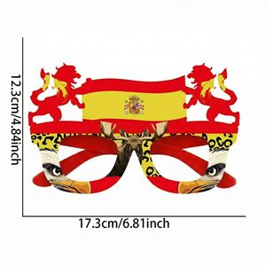 Gafas de Sol con Diseño de <span class=keywords><strong>Bandera</strong></span> Nacional para el Mundial de Fútbol 2026, Novedad en Venta al por Mayor, Gafas para Fanáticos - Product Image 2