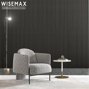 WISEMAX FURNITURE Canapé moelleux <span class=keywords><strong>fauteuil</strong></span> en velours design créatif Salon Century Accent Home Furniture lounge canapé simple chaise - Product Image 3