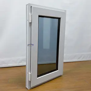Amérique Design Upvc Windows Double vitrage Swing Pvc Fenêtre à battant fenêtres en vinyle