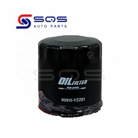 Filtro de aceite de motor de alta calidad SQS, fabricación de alto rendimiento, filtro de aceite de coche barato 90915-YZZE1 90915-YZZJ1 para coche japonés