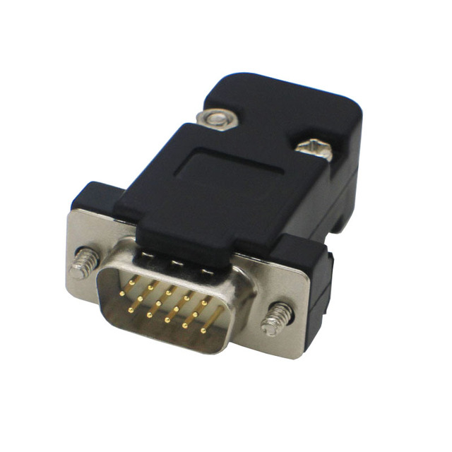 Pure Copper VGA Welded Head DB15 Male HDB15 Female 3 Row 15-pin Plug Computer Video Port