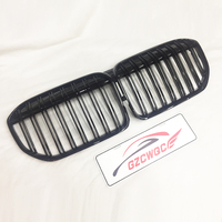Pièces de carrosserie de voiture, calandre de pare-chocs avant, double lame, noir brillant, ABS, calandres de voiture pour BMW Série 7 G11, calandre à 2 lignes, 2021-2023