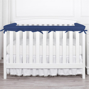 Protector de Cuna para Bebé, Juego de Protectores Suaves para Barandillas de Cuna, Cubierta Protectora para Cunas Estándar - Ropa de Cama para Bebé - Product Image 4