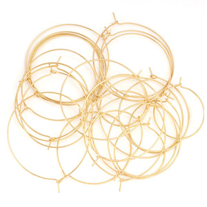 Aros de Acero Inoxidable Chapados en Oro de 18k, Varios Tamaños, Accesorio de Joyería de Moda Unisex - Product Image 5