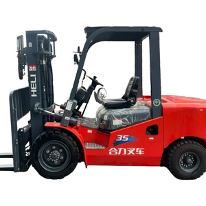 Montacargas Usado HELI CPD35 <span class=keywords><strong>de</strong></span> 3.5 Toneladas, Usado en Japón, Motor Isuzu C240, Combustible <span class=keywords><strong>de</strong></span> <span class=keywords><strong>Segunda</strong></span> <span class=keywords><strong>Mano</strong></span>, 3500 kg, Transmisión Manual con Clip Plano - Product Image 1