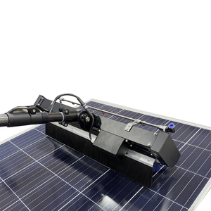 Brosse de nettoyage multifonction pour panneaux solaires, machine de nettoyage électrique rotative pour panneaux photovoltaïques, brosse de nettoyage à sec et à eau, vente directe d'usine - Product Image 2