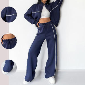 Conjunto de Sudadera con Capucha para Mujer Krester, Holgado, Informal, de Color Sólido, Transpirable, para Ocio - Product Image 6