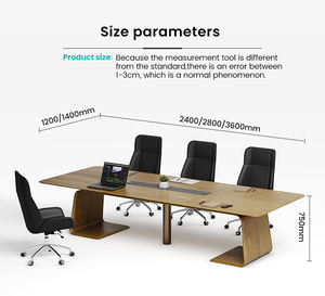 Ensemble table et chaises de <span class=keywords><strong>conférence</strong></span> de luxe moderne et grande salle de réunion 10 personnes pour bureau pour entreprise - Product Image 4