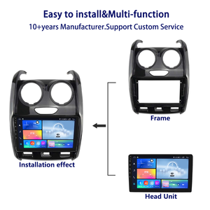 Meihua - Kit de Accesorios para Tablero con Pantalla IPS de 9 Pulgadas, Marco para Tablero de Instrumentos para <span class=keywords><strong>RENAULT</strong></span> <span class=keywords><strong>DUSTER</strong></span>, Reproductor de DVD, Cámara de Reversa, Radio - Product Image 3