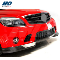 Lame avant en Fiber de carbone, accessoire pour voiture, MERCEDES BENZ classe C W204 AMG C63, 2008 — 2010