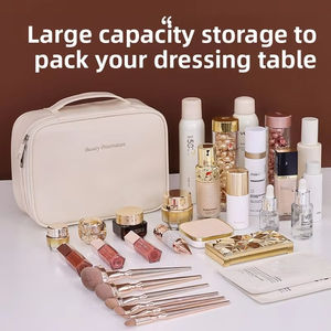 Nieuwe Custom Reis Toilettas Met Logo Grote Cosmetische Make-Up Etui Organizer Voor Dames Mannen Persoonlijke Verzorging Kit - Product Image 5