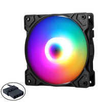 Ventilateur CPU ventilateur de refroidissement 120mm ordinateur jeu PC boîtier CPU refroidisseur RGB ARGB ventilateur de refroidissement