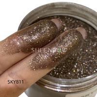 Fard à paupières en poudre scintillante super scintillante Fard à paupières métallique à pigments diamantés Poudre de pot de pigments en vrac Cosmétiques
