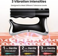 Eveekon Outil de massage musculaire chauffant 3-en-1 pour tissus profonds, masseur électrique vibrant pour la relaxation musculaire
