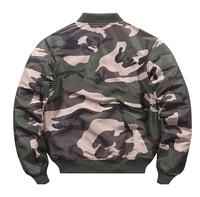 Veste universitaire de pilote réversible en satin personnalisée avec fermeture éclair Streetwear d'hiver style de vol en plein air pour bombardier veste pour hommes en vente