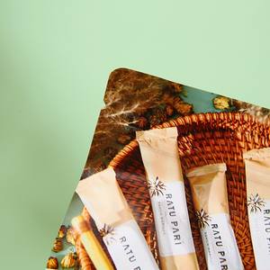 Custom OEM Moisture-Proof Aluminum Foil Side Sealed <b>Square</b> Flat Bottom Stand Pouch Coffee <b>bean</b> Packaging <b>Bag</b> with Zipper - Product Image 3