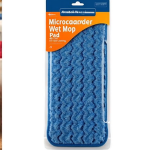 <b>Microfiber</b> Wet <b>Mop</b> Pad Blue 40 Cm For <b>Floor</b> Cleaning - Product Image 2