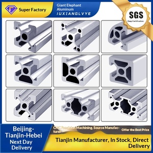 Perfil de Aluminio Industrial Estándar Europeo 2020, Tubo Cuadrado de Extrusión de Aluminio 20*40V para Impresora 3D - Product Image 1