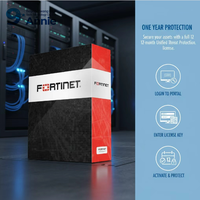 Licences Fortinet FG-201F Firewall FC-10-F201F-950-02-12, service d'un an, filaire et sans fil, sans prise en charge VPN, débit non pris en compte, en rupture de stock