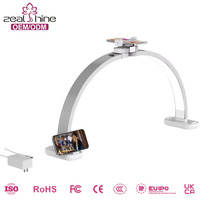 Lampe LED de table pour ongles, lumière UV demi-lune pour soins du visage, manucure, tatouage, sourcils, cils et maquillage