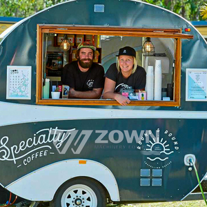 2026 Hot Sale Electric Food Truck Custom Design Full Kitchen Equipment Mobile Catering <b>Trailer</b> for Fast Food Business - Product Image 3