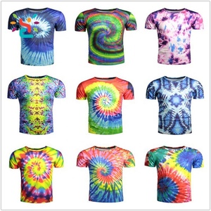 Wholesale Stock <strong>Tie</strong> <strong>Dye</strong> Tshirt Colored Gradual Hip Hop Streetwear 3D Printing <strong>T</strong>-shirTie <strong>Dye</strong> Bottom <strong>t</strong> <strong>Shirt</strong> - Product Image 5
