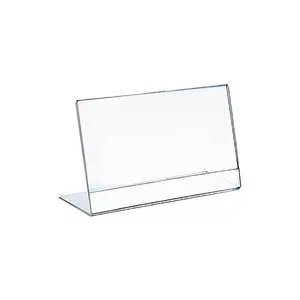 Classic design desktop customized clear acrylic display mini card holder for business