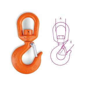 BETA - 080630031 ROBUR-Crochets pivotants de levage (à l'état non chargé) ÉLÉMENTS en acier allié à haute résistance POUR LA FIXATION - Product Image 2