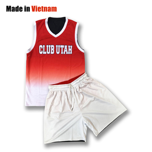 Venta al por mayor sudadera en blanco sublimado impreso Logo nombre camisetas deportivas personalizadas hombres Reversible baloncesto Jersey - Product Image 1