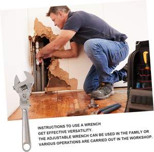 Clé à singe à tête flexible 180 clé à cliquet pliable multi-fonctionnelle à bascule pliante outil de réparation rapide de Machine - Product Image 6